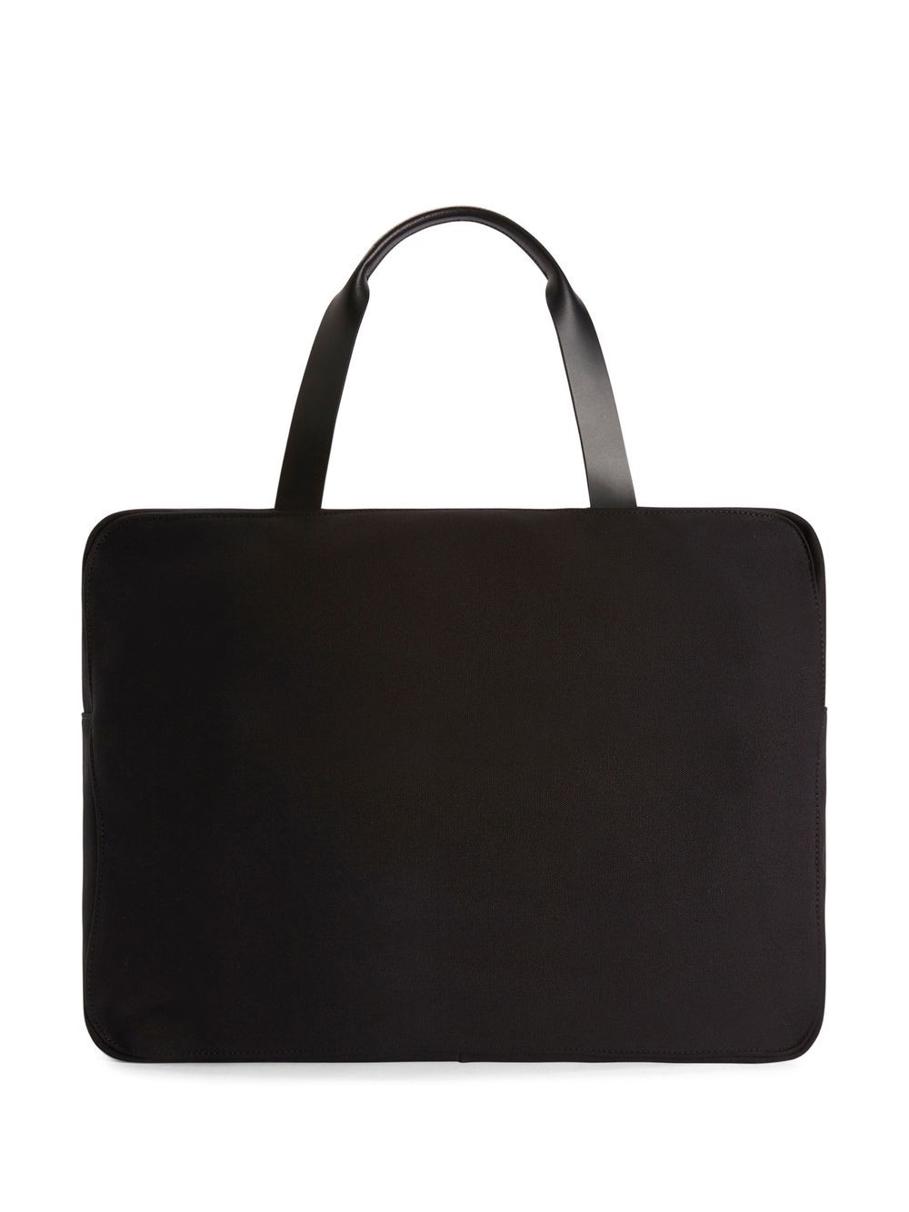 Shop Giuseppe Zanotti Logo-patch Tote Bag In Schwarz