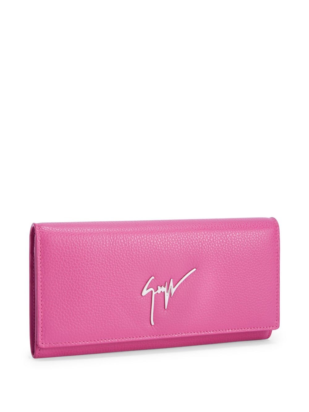 Shop Giuseppe Zanotti Selene Logo-lettering Wallet In Pink
