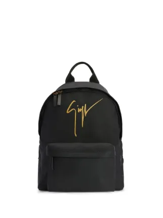 【レア】美品　GIUSEPPE ZANOTTI リュック　バックパック　黒レザー GIUSEPPE ZANOTTI(ジュゼッペザノッティ) バックパック