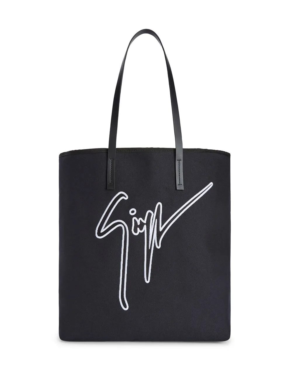 

Giuseppe Zanotti tote con logo estampado - Negro