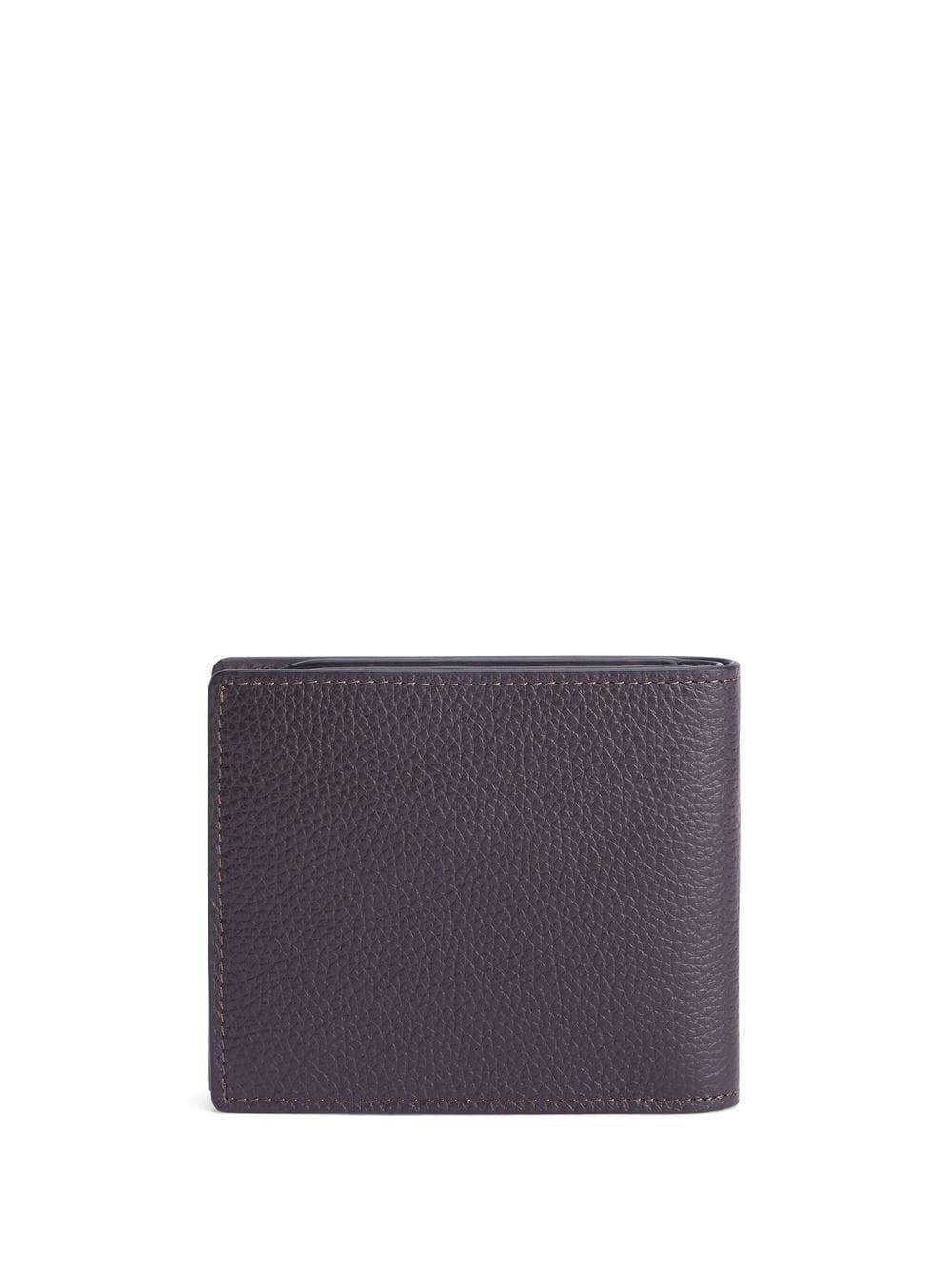 Shop Giuseppe Zanotti Albert Leather Wallet In Braun