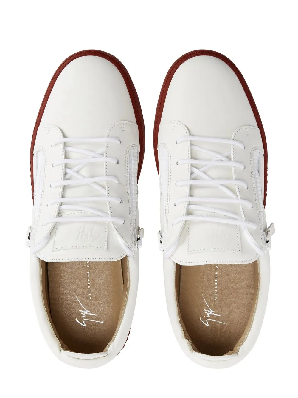 Giuseppe Zanotti Frankie Low-top Sneakers In Weiss