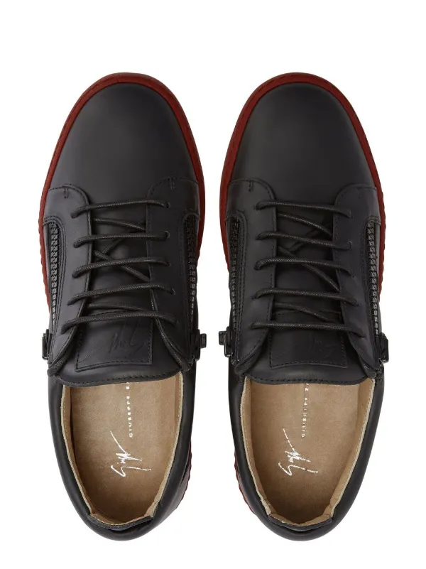 Giuseppe Zanotti Frankie ダブルジップ ローカットスニーカー