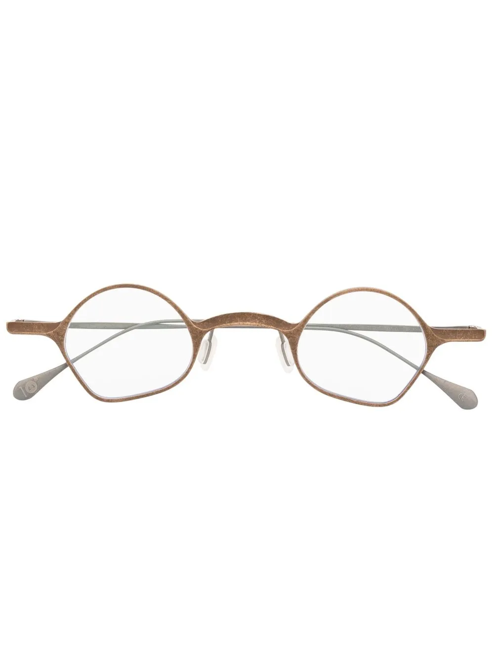 

Rigards round-frame glasses - Metallic