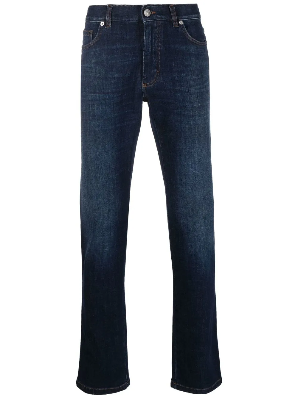 

Zegna straight-leg dark-wash jeans - Blue