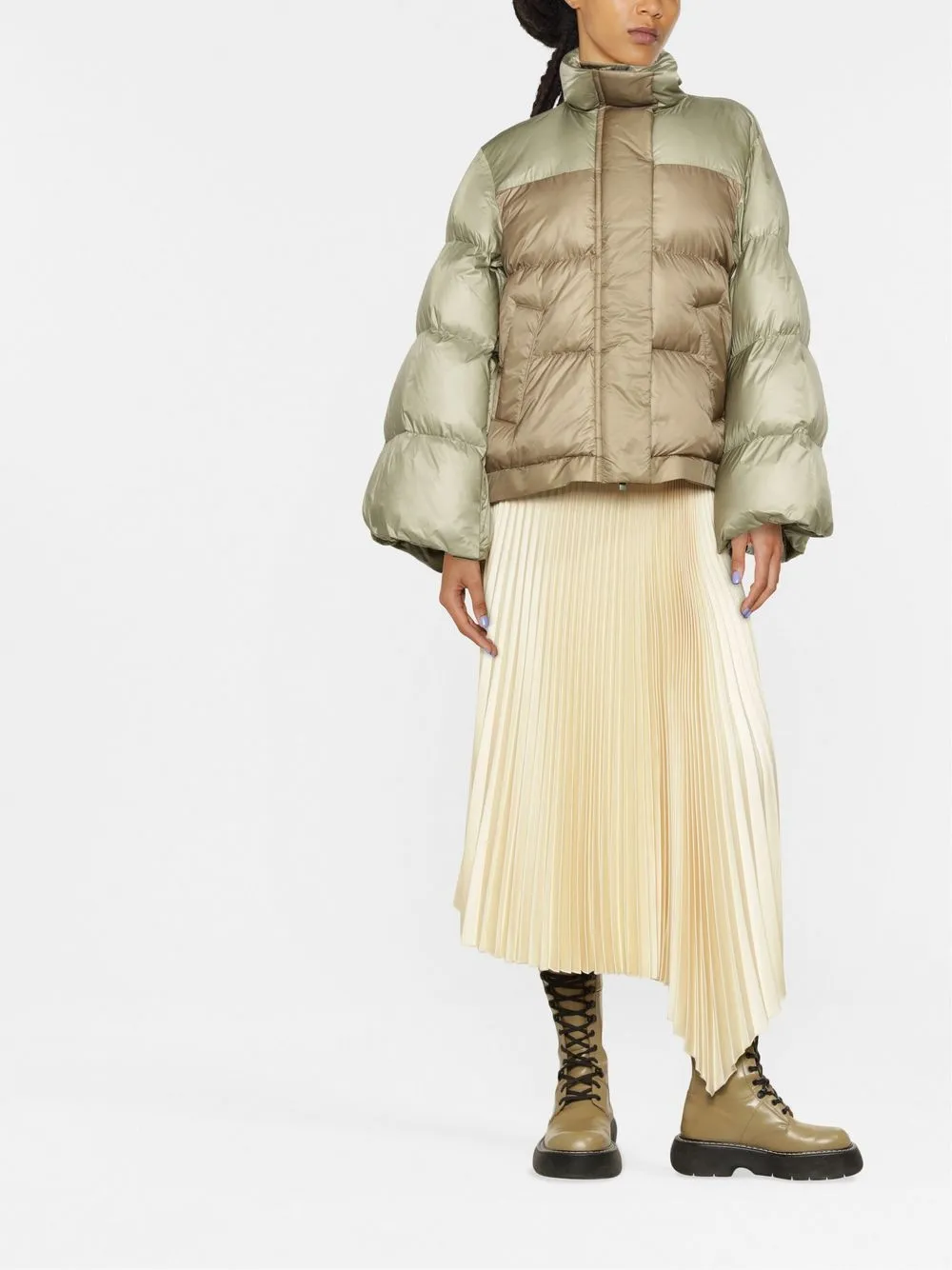 Sacai Bell Sleeves Puffer Jacket - Farfetch