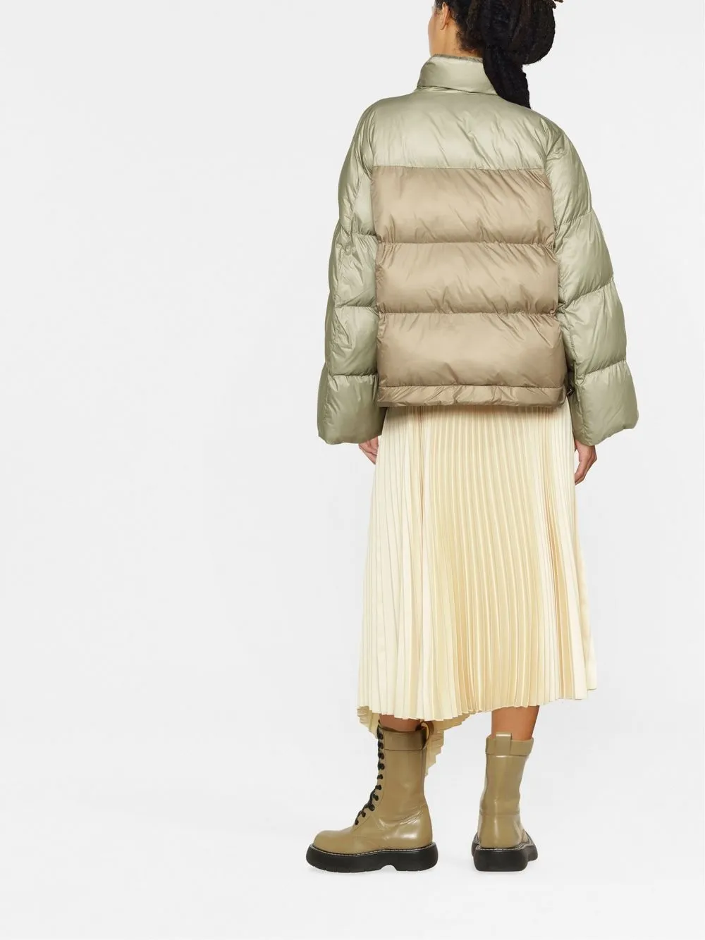 Sacai Bell Sleeves Puffer Jacket - Farfetch