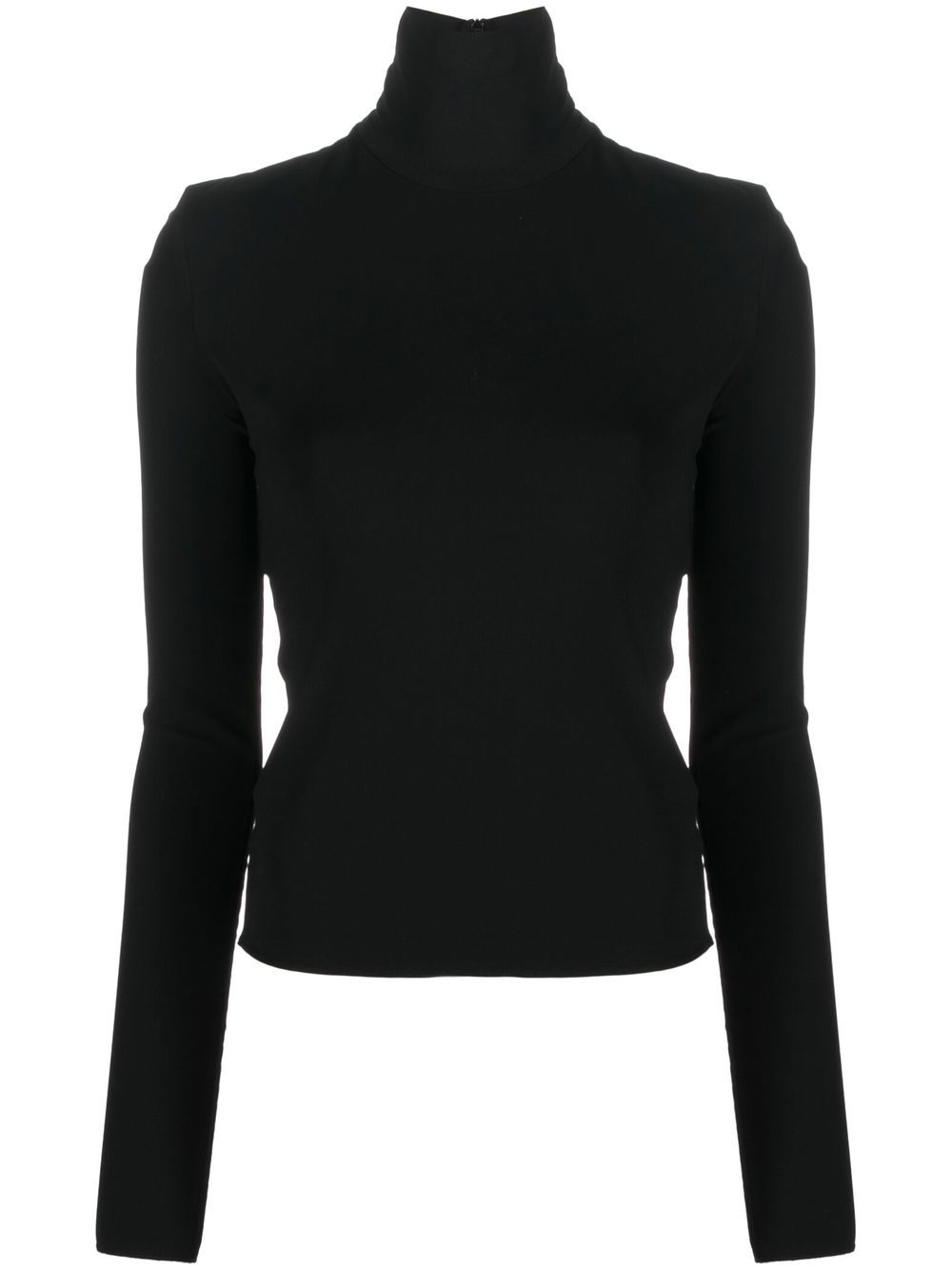 

Alexandre Vauthier playera con cuello vuelto - Negro