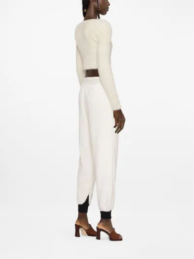 Jacquemus La Maille logo-charm cropped 
