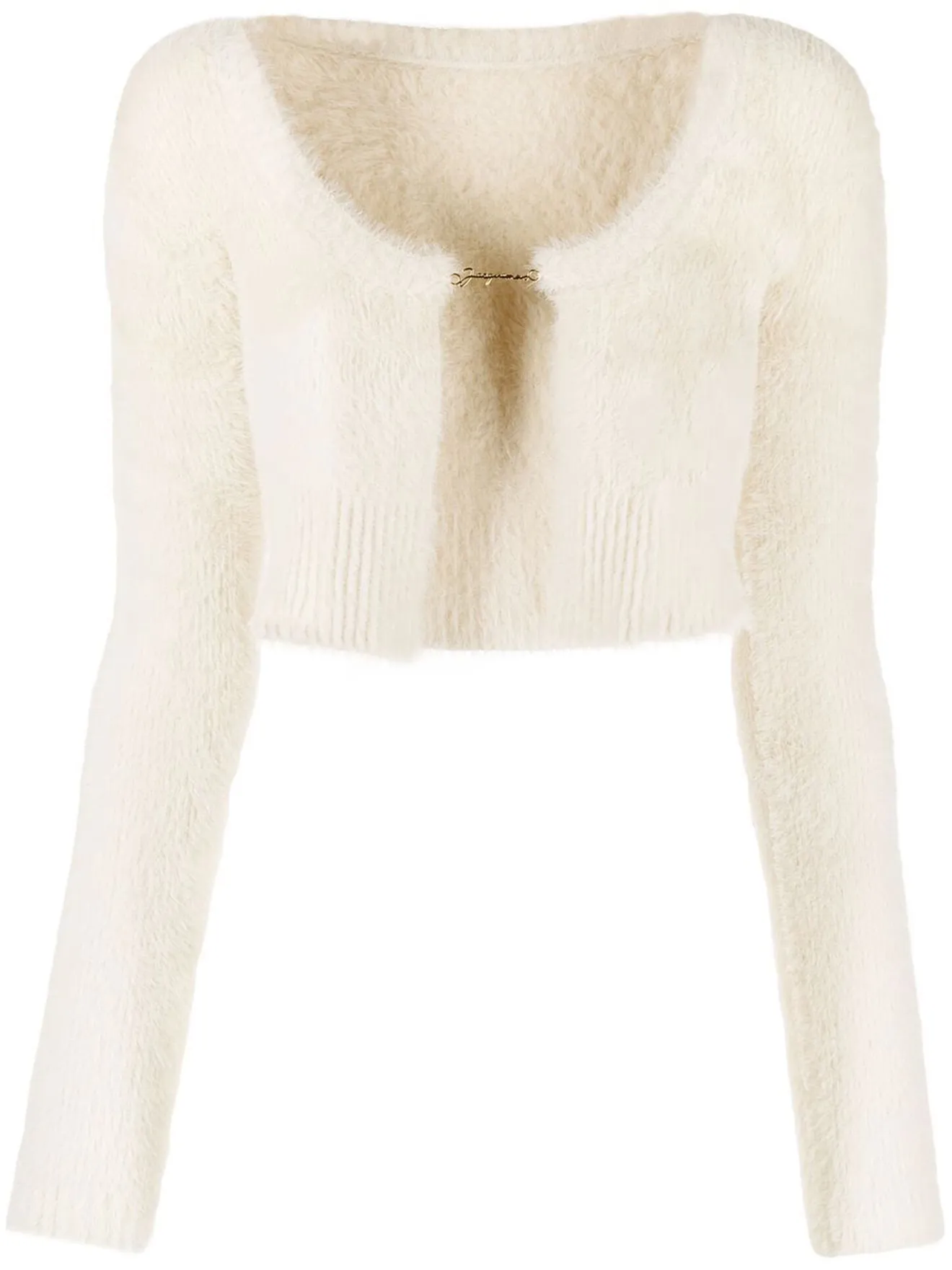 Jacquemus La Maille logo-charm cropped 