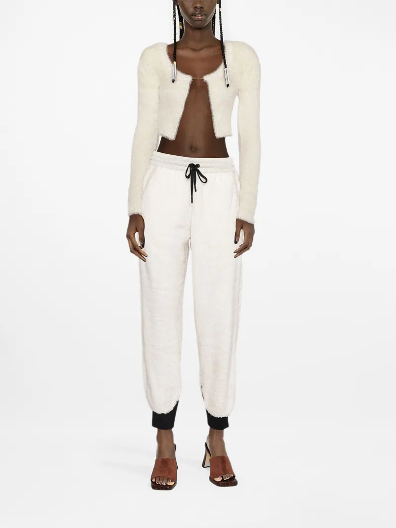Jacquemus La Maille logo-charm cropped 