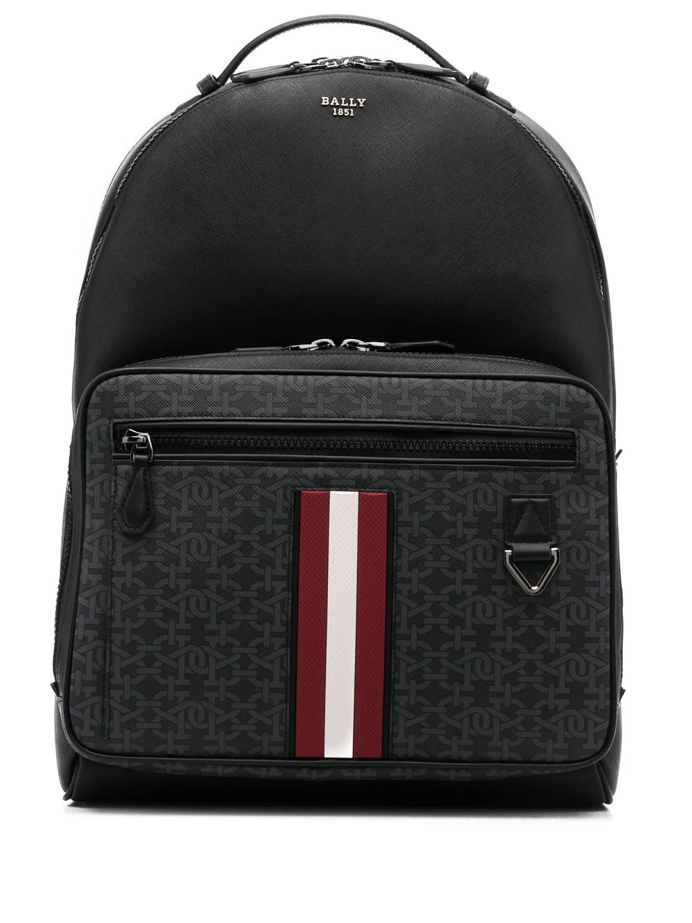 

Bally Mavrick monogram-print backpack - Black