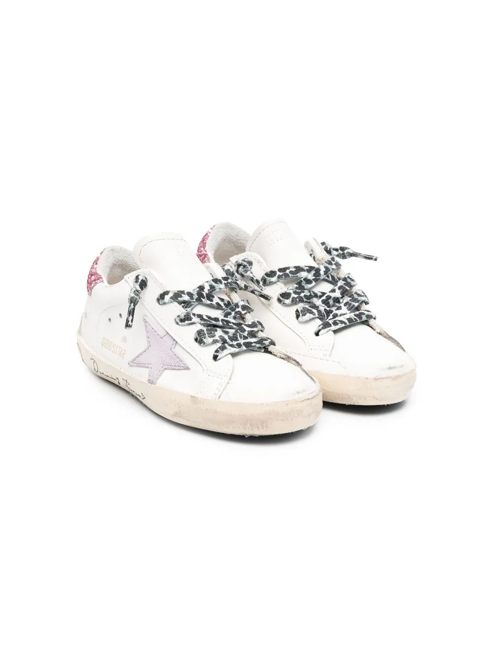 

Golden Goose Kids tenis One Star - Blanco