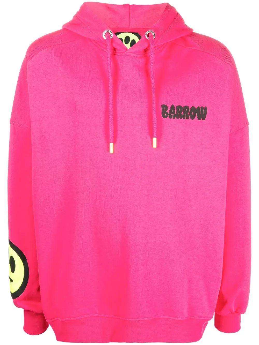 

BARROW logo drawstring hoodie - Pink