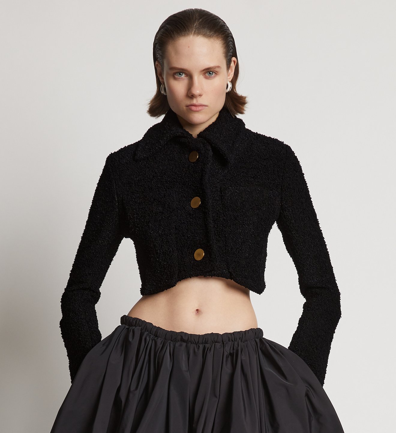 Boucle Tweed Crop Jacket