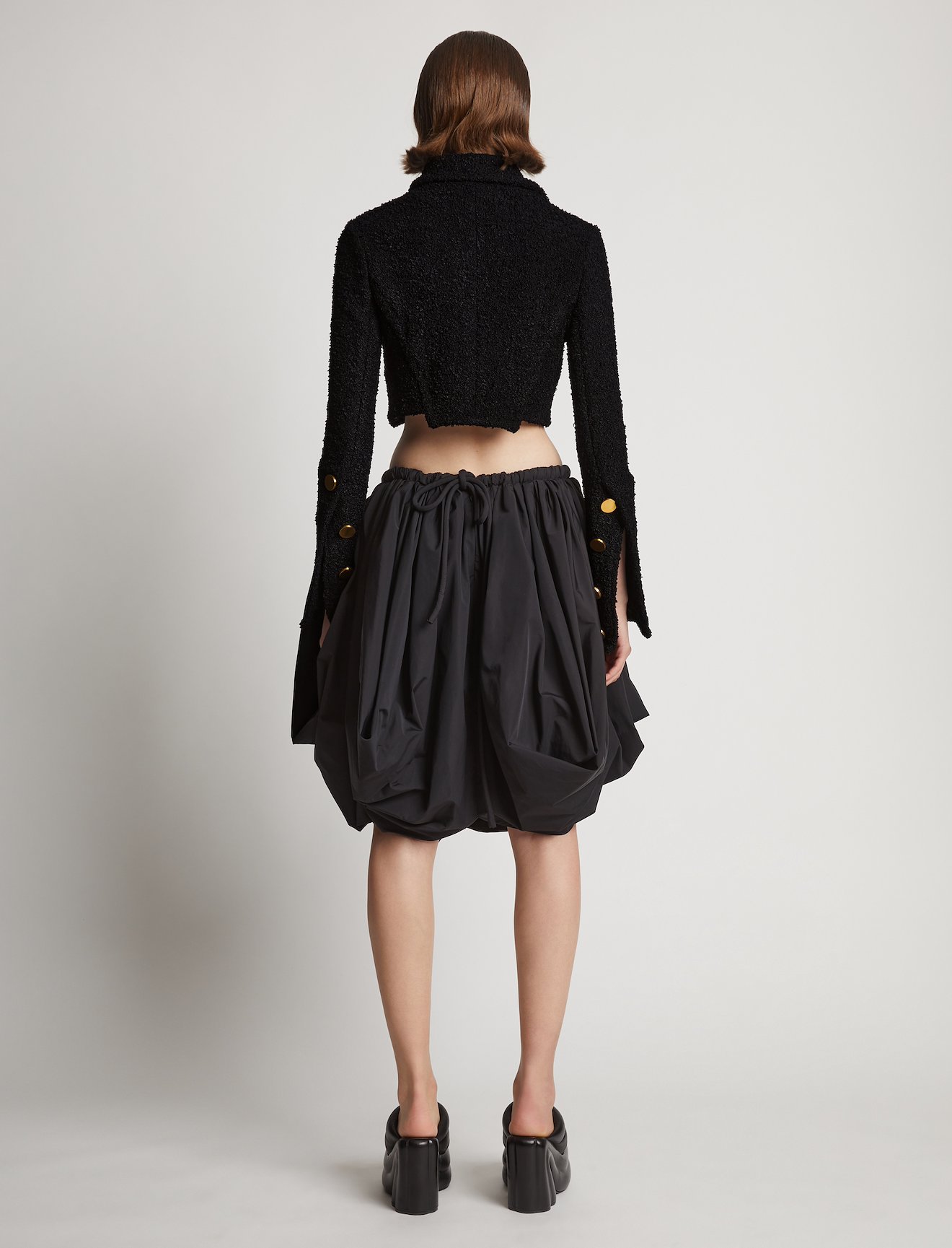 Boucle Tweed Crop Jacket #3