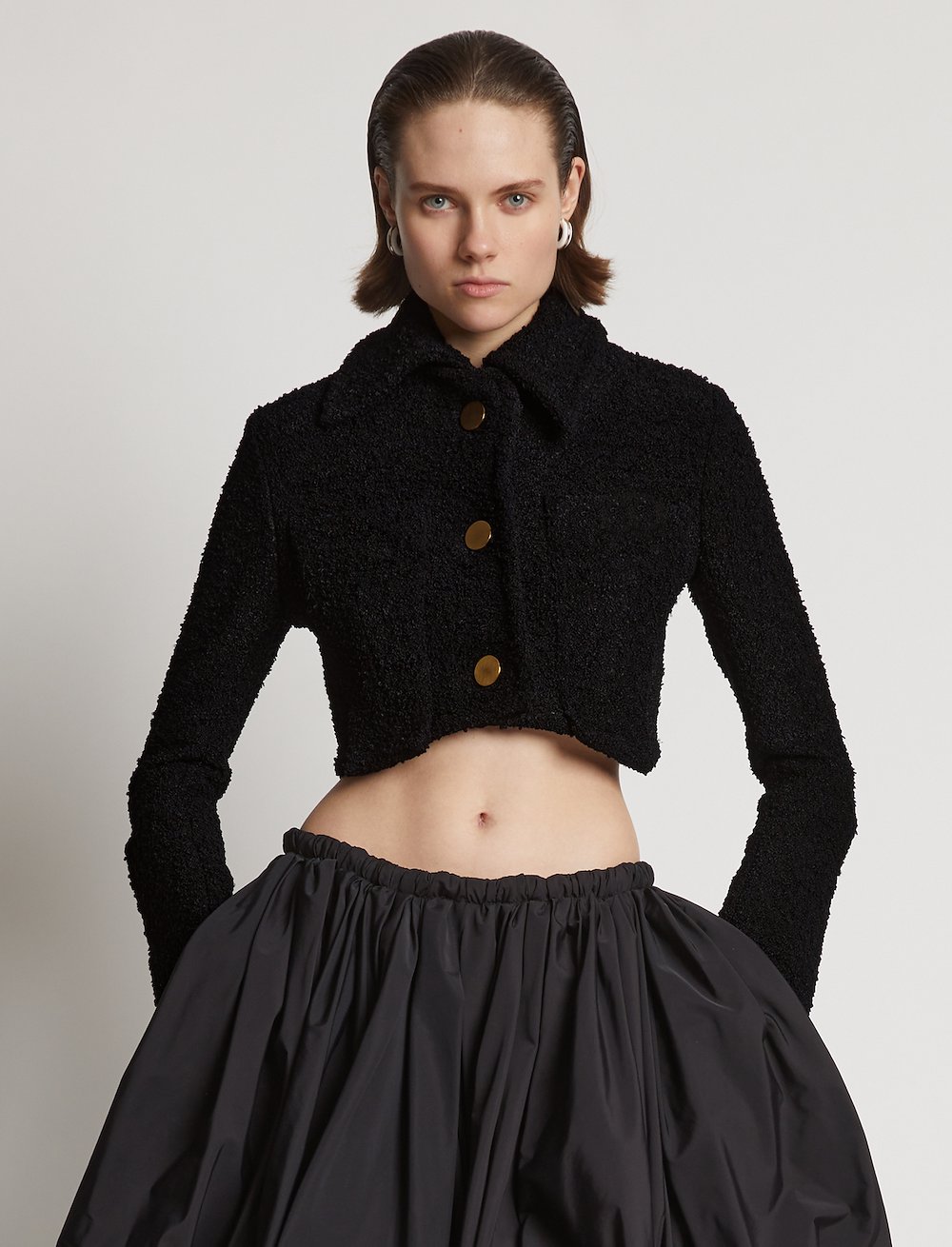 Boucle Tweed Crop Jacket