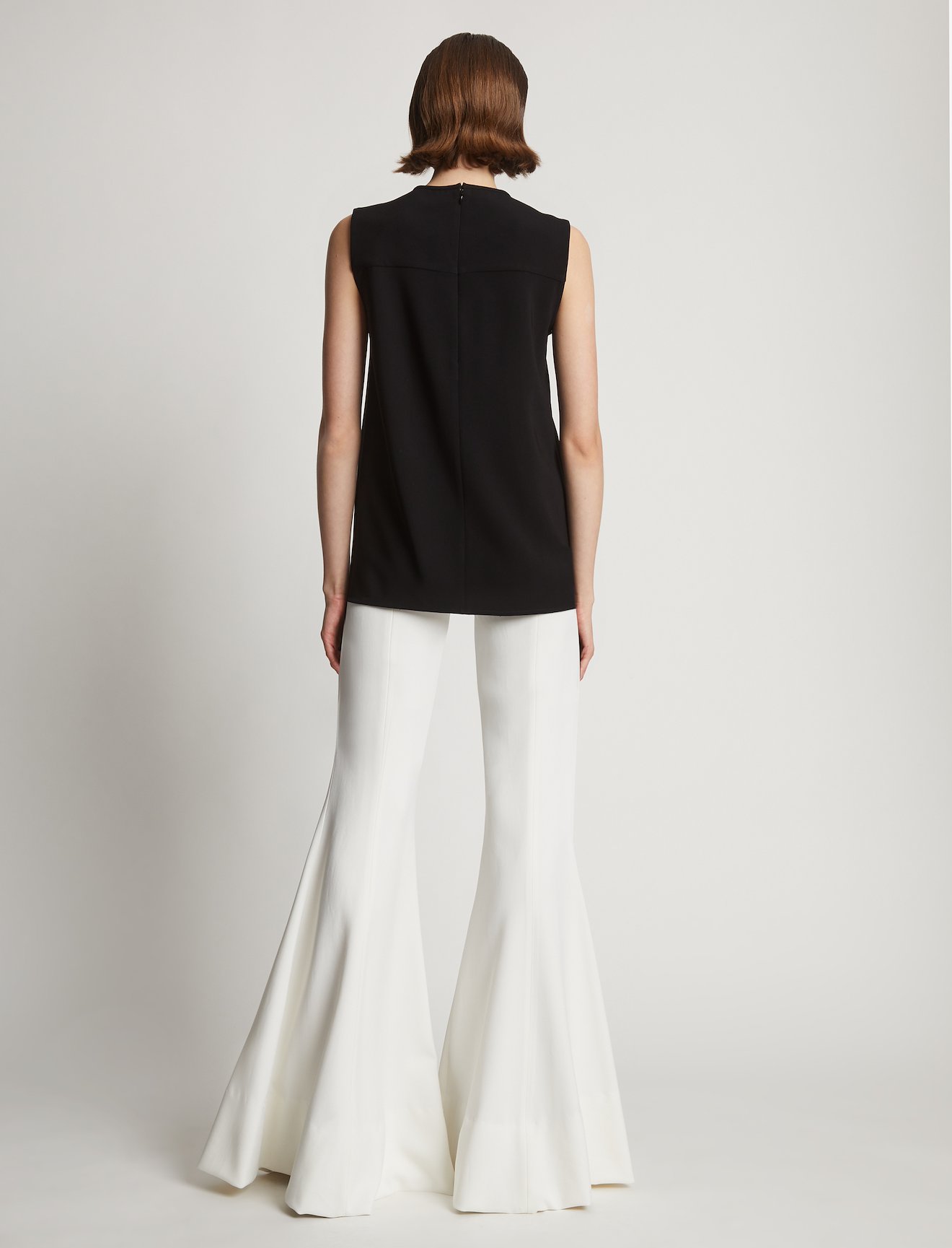 Matte Viscose Crepe Cut Out Top #3