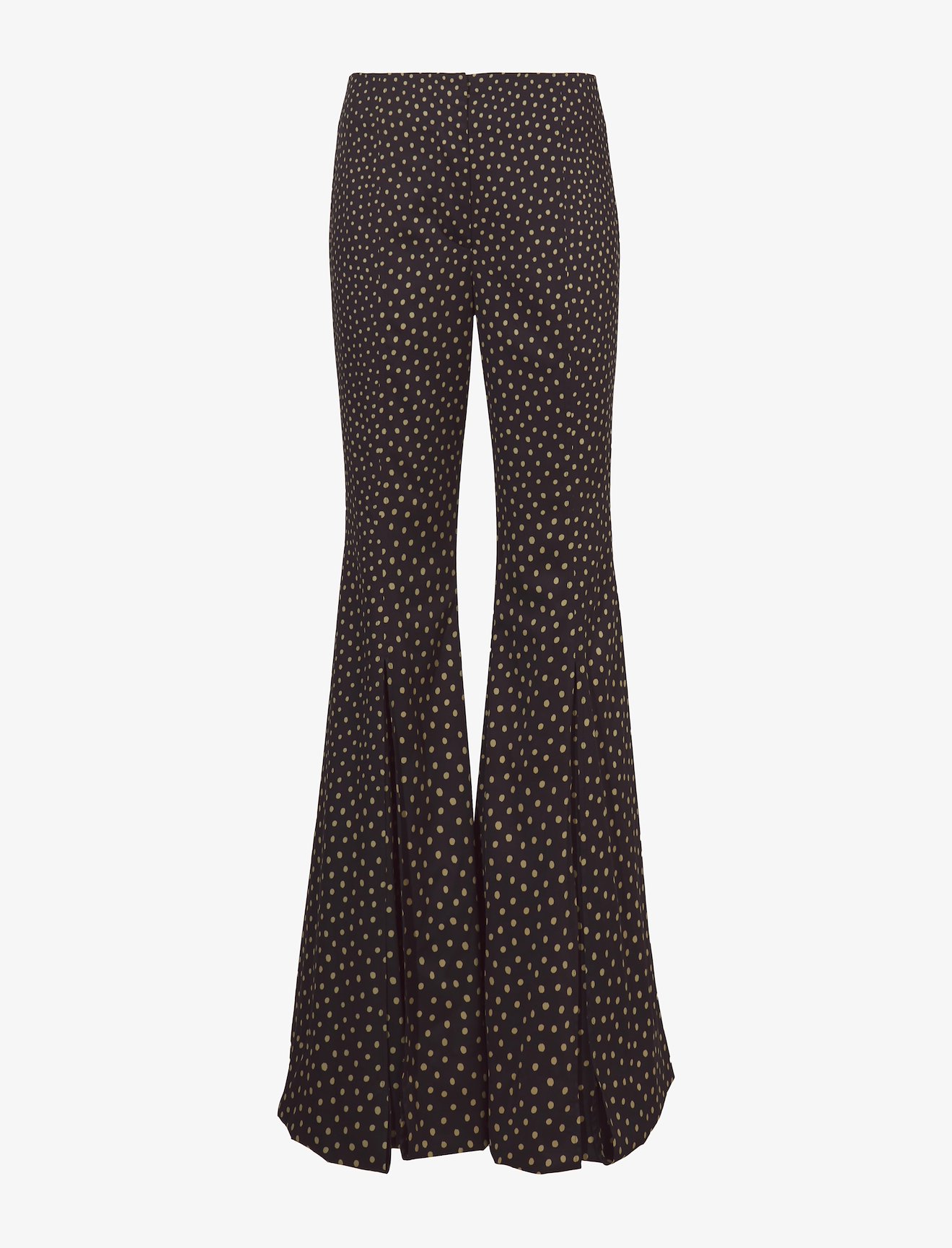 Printed Dot Wide Leg Pants #4