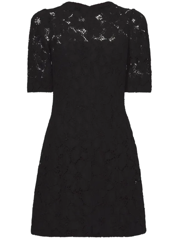 proenza schouler lace dress Proenza Schouler Floral Lace Dress | Black