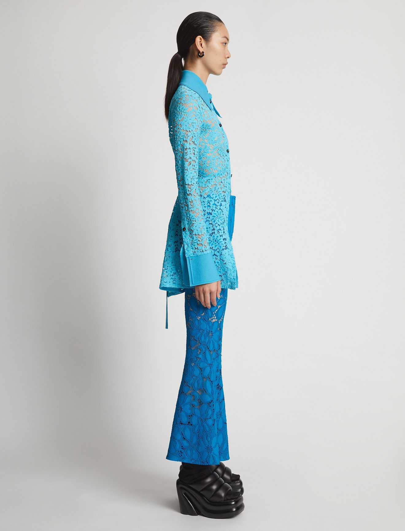 Lace Flared Pants #1