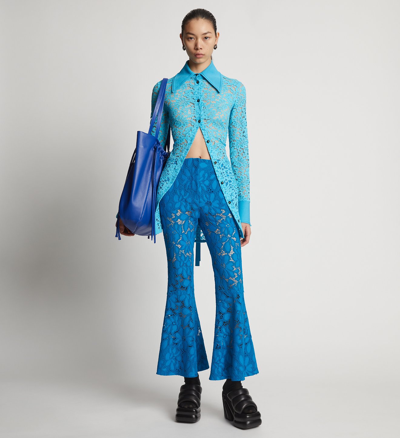 Lace Flared Pants