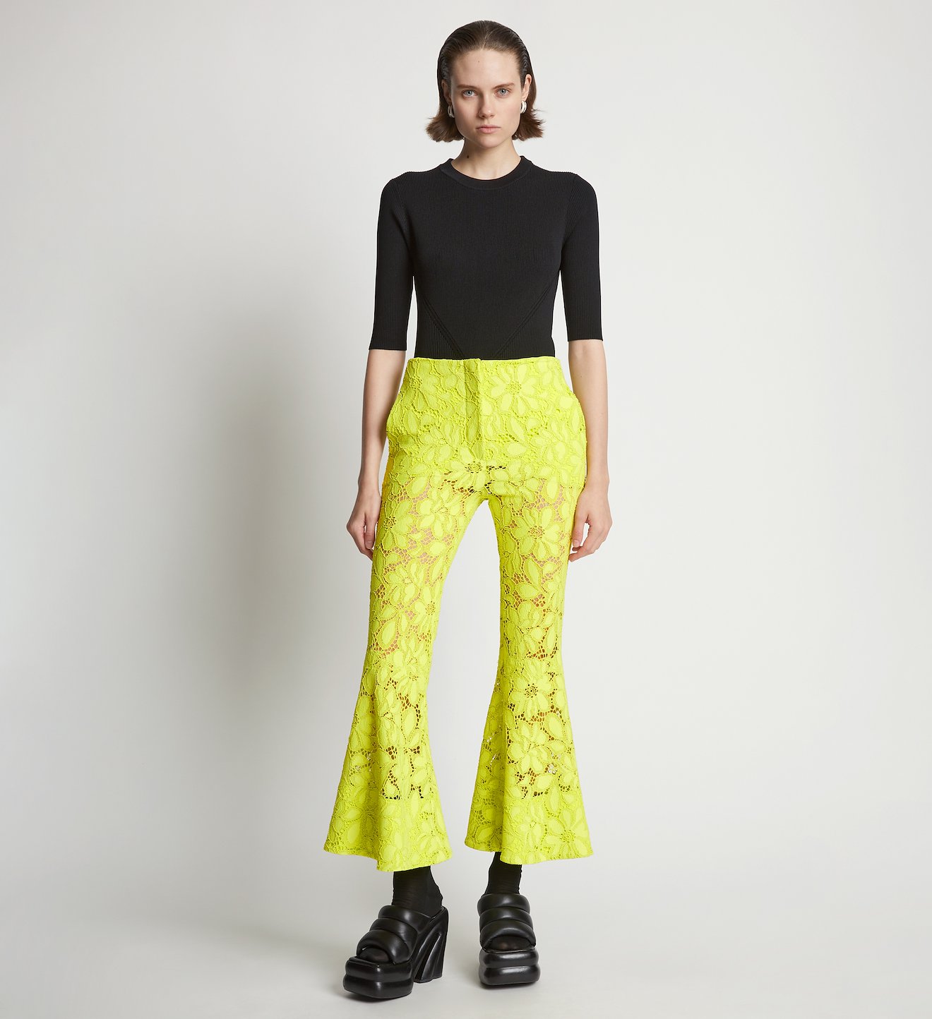Lace Flared Pants