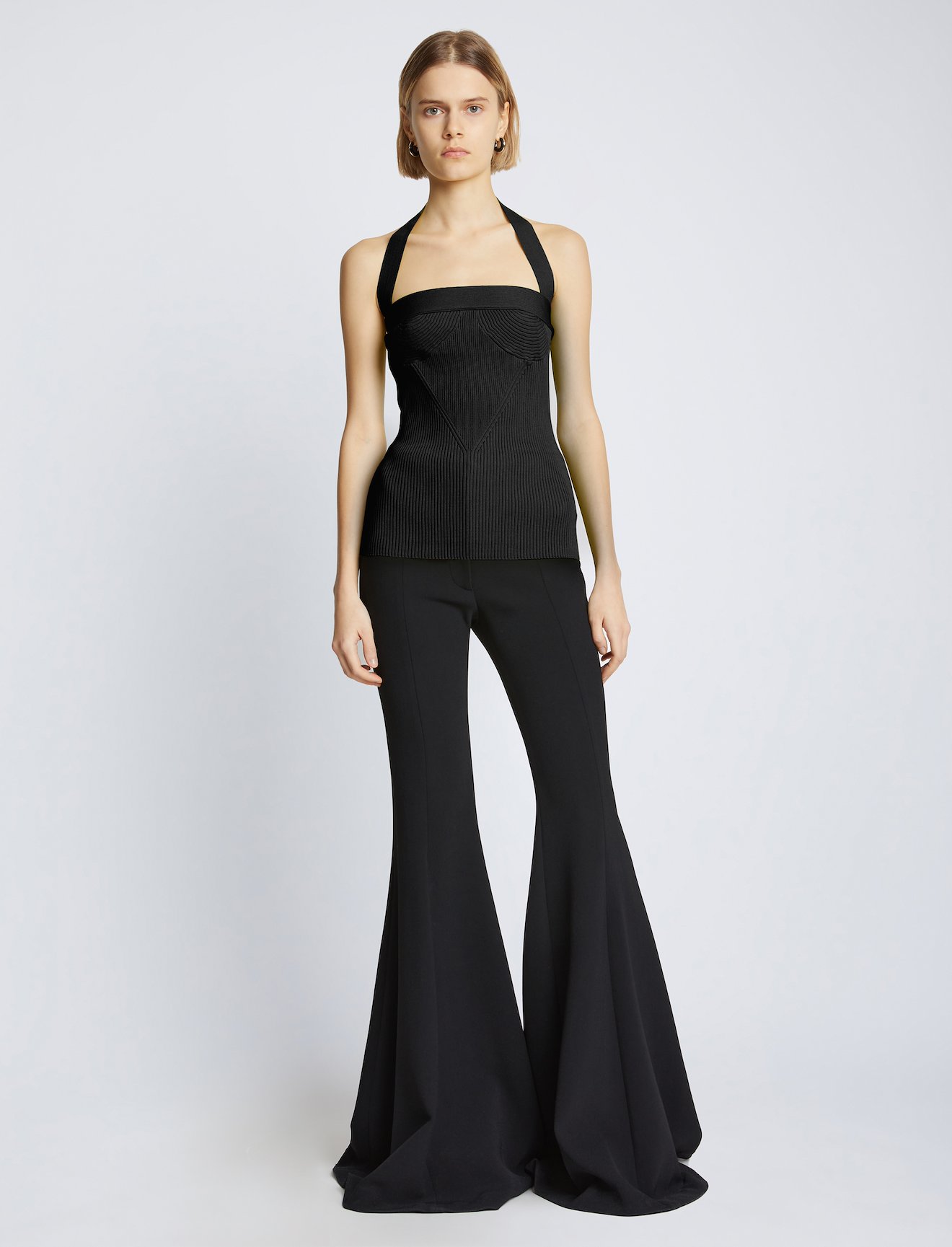 Viscose Knit Halter Top #1