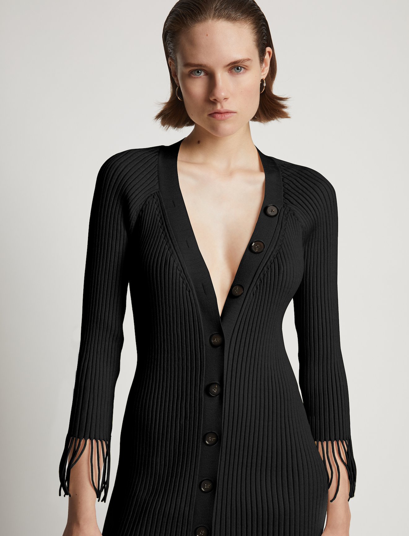 Viscose Rib Knit Dress #3