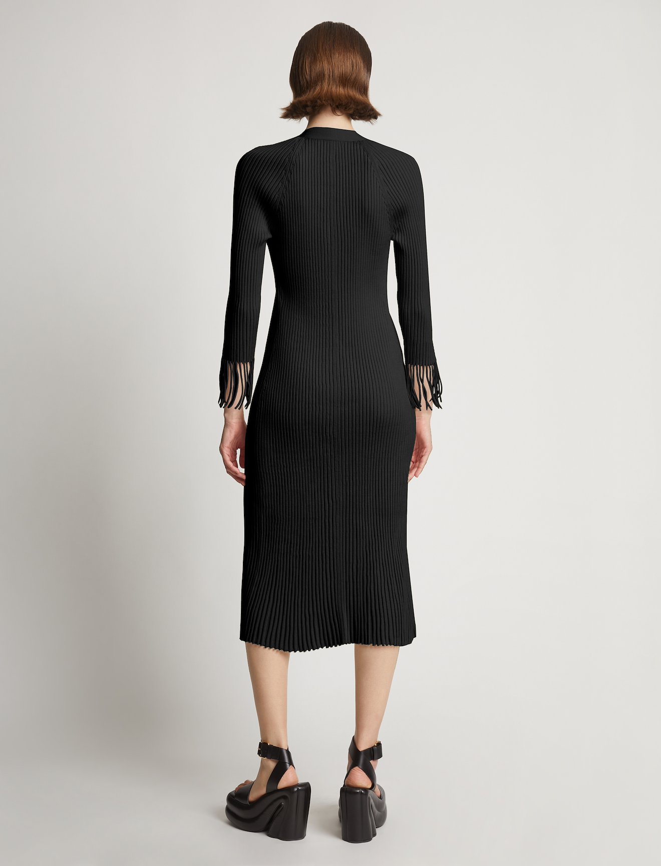 Viscose Rib Knit Dress #2