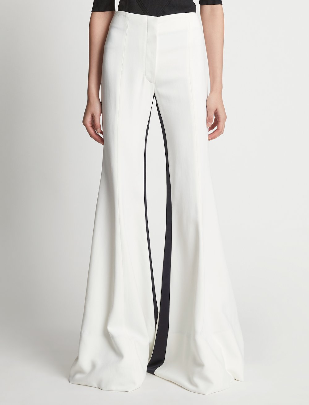 Viscose Tuxedo Stripe Pants