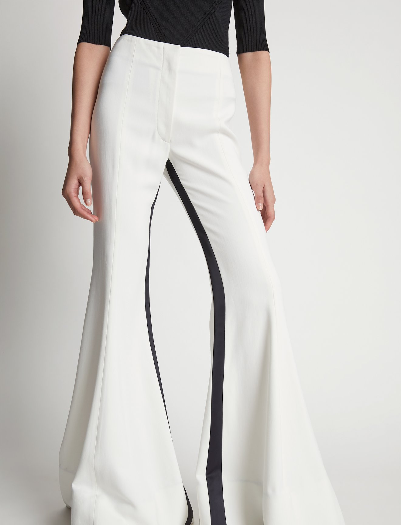 Viscose Tuxedo Stripe Pants #3