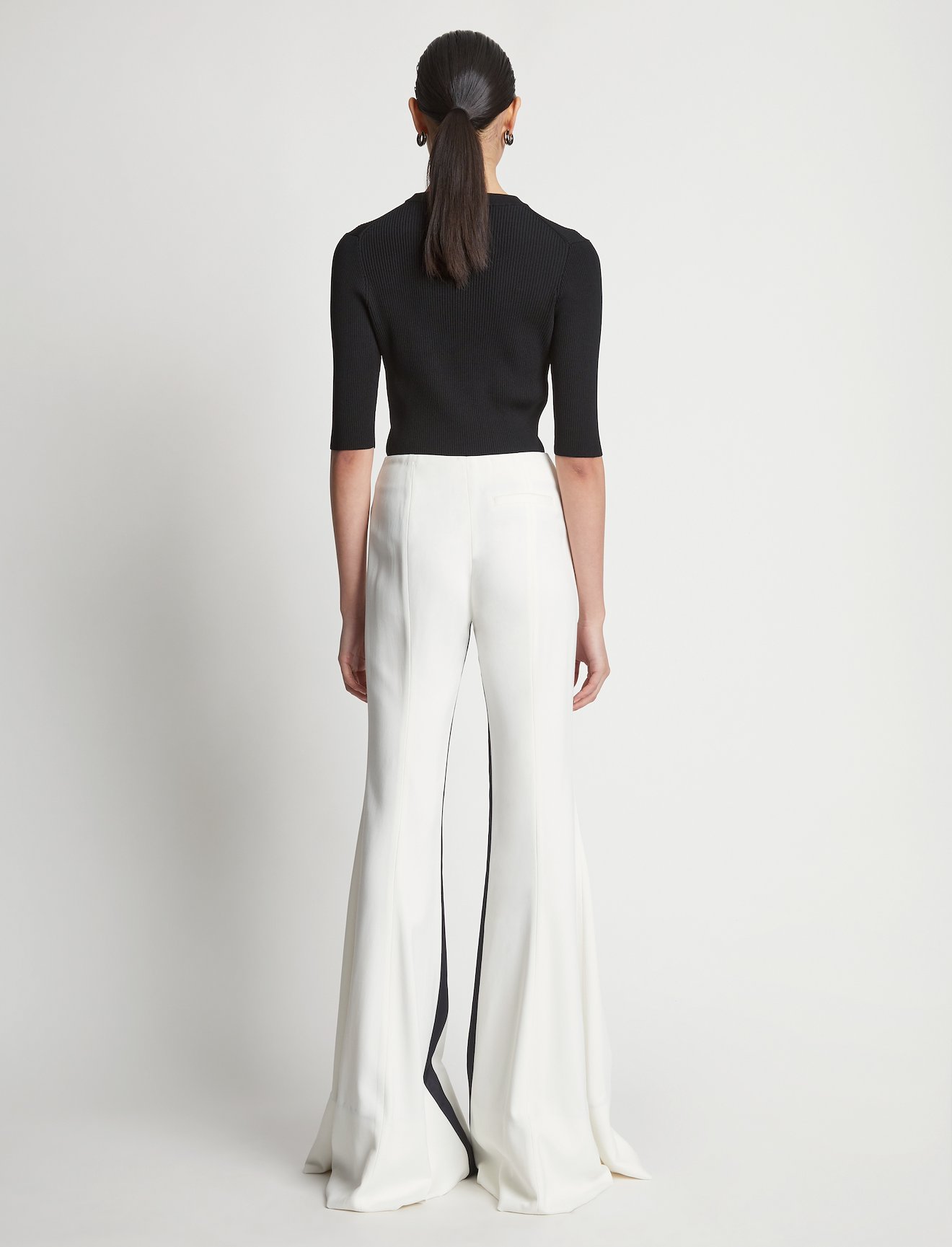 Viscose Tuxedo Stripe Pants #2