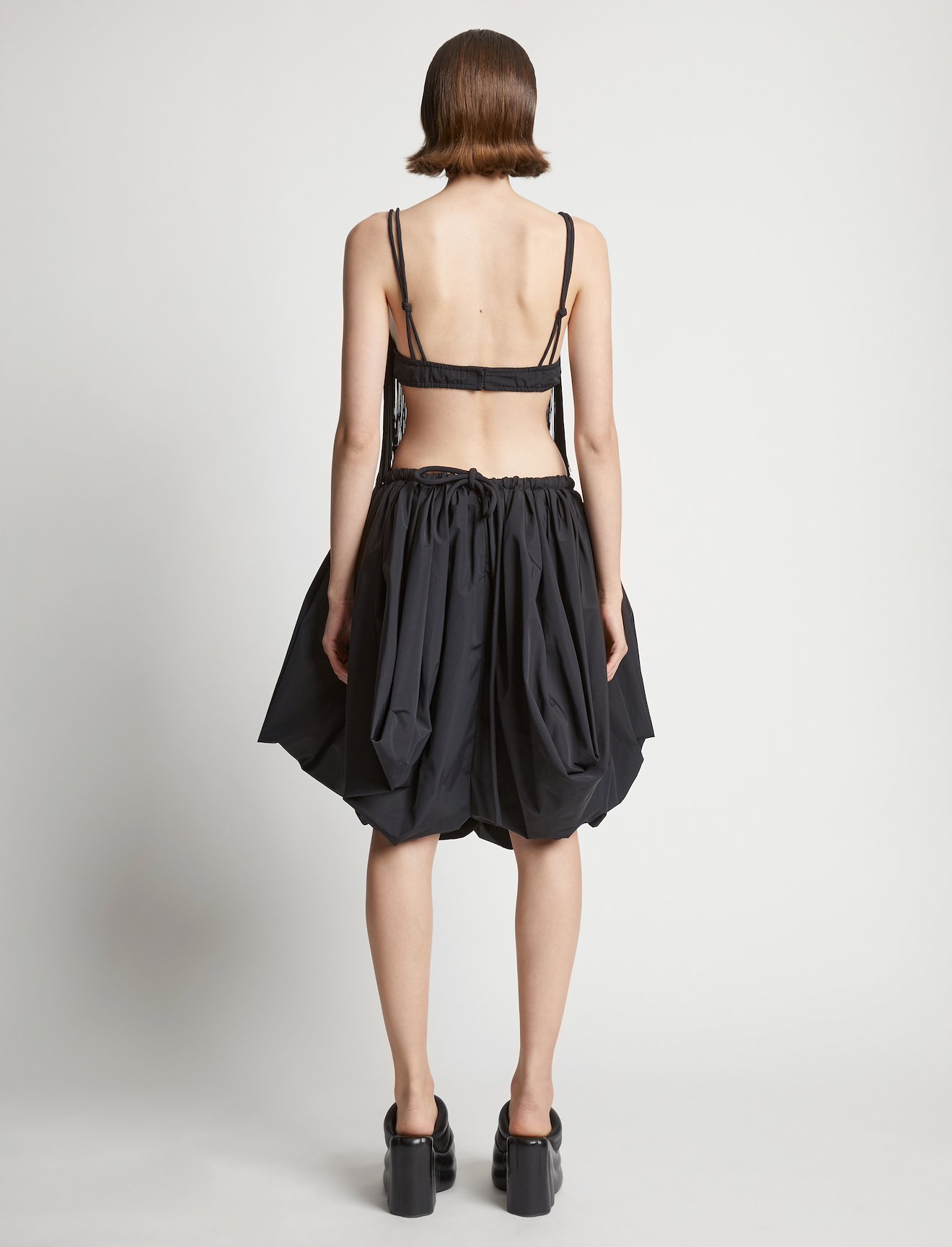 Technical Nylon Fringe Bra #3