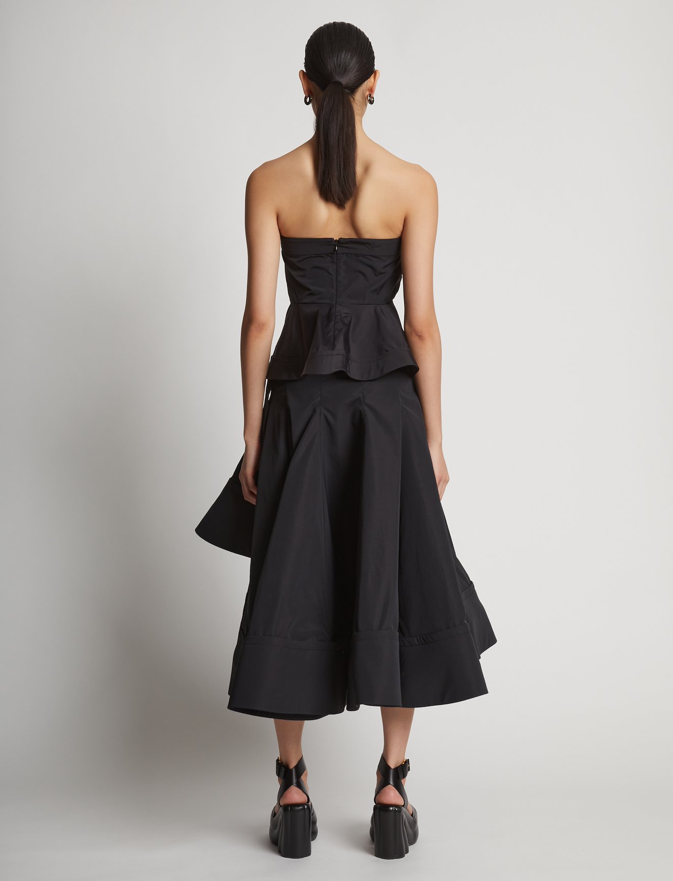 Technical Nylon Strapless Top #3