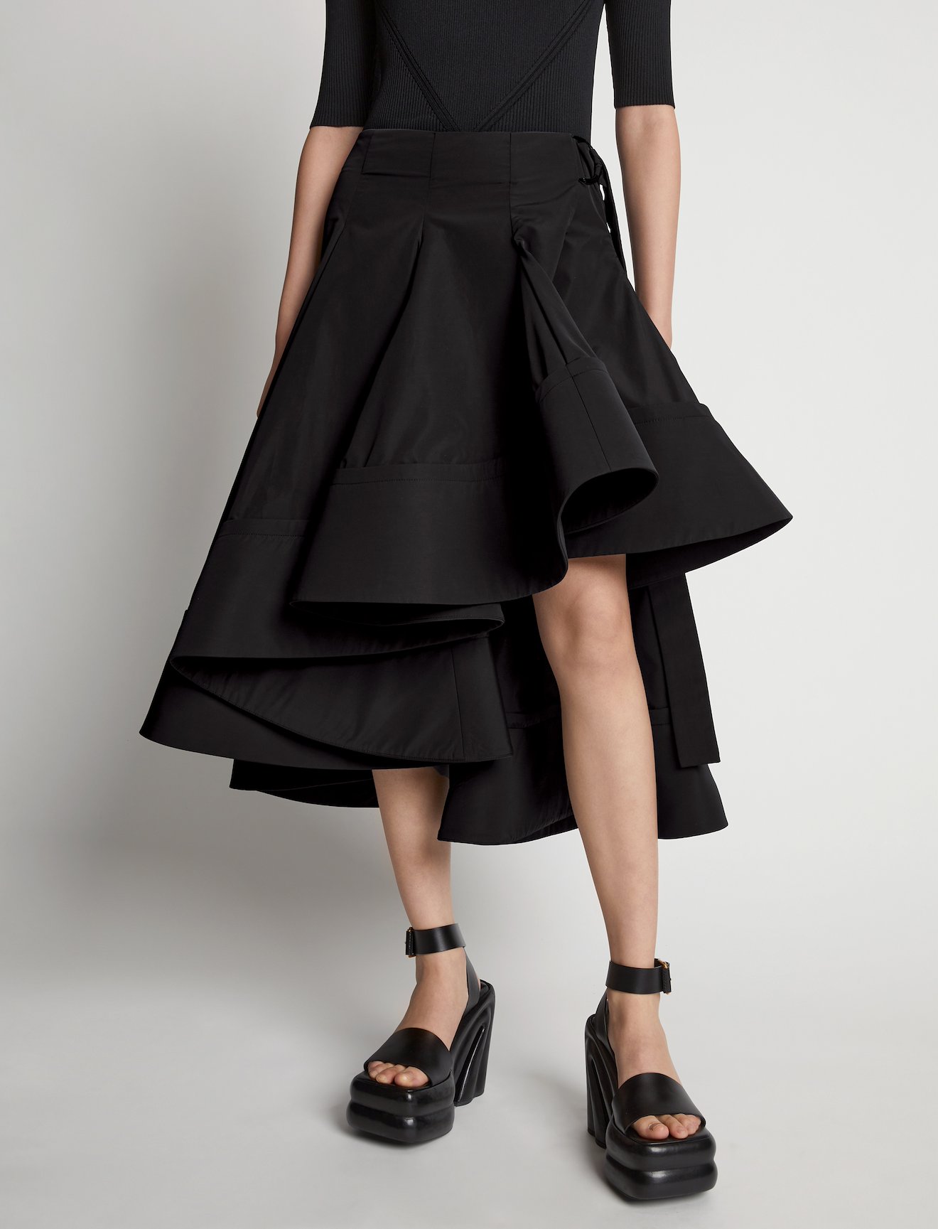 Technical Nylon Wrap Skirt #3