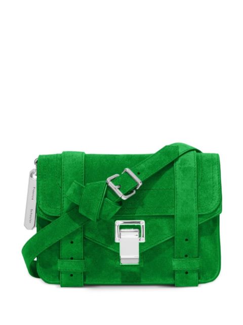 Proenza Schouler PS1 Mini suede satchel bag Women