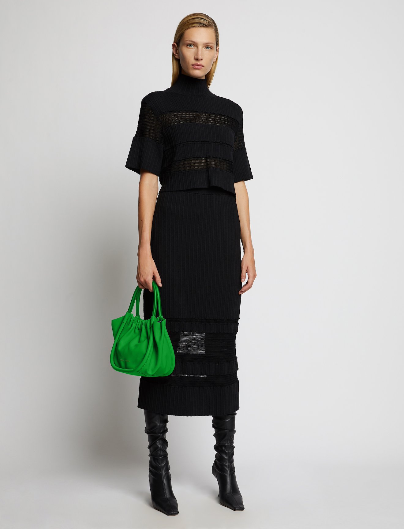 Small Ruched Crossbody Tote #2