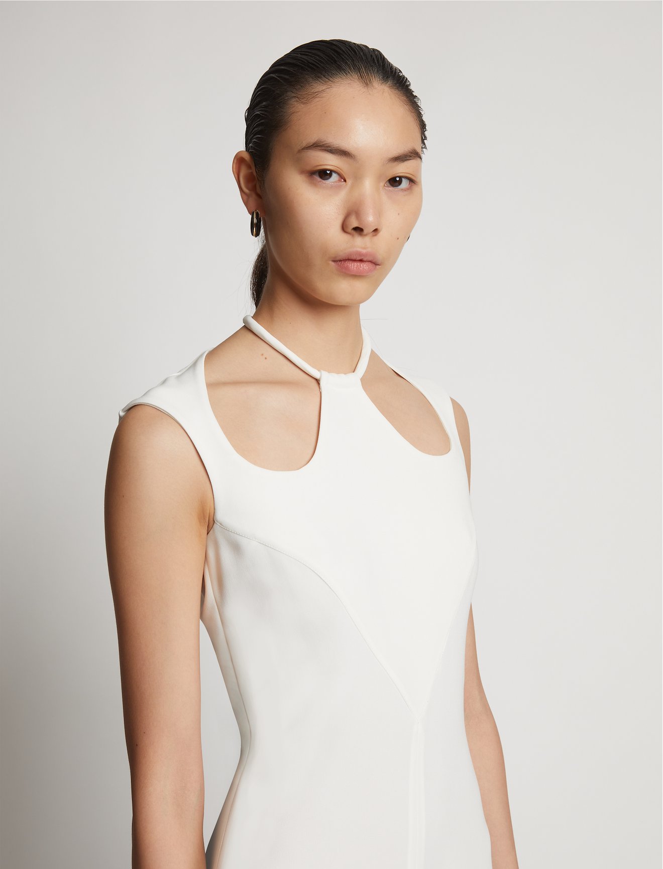 Matte Viscose Crepe Dress #3