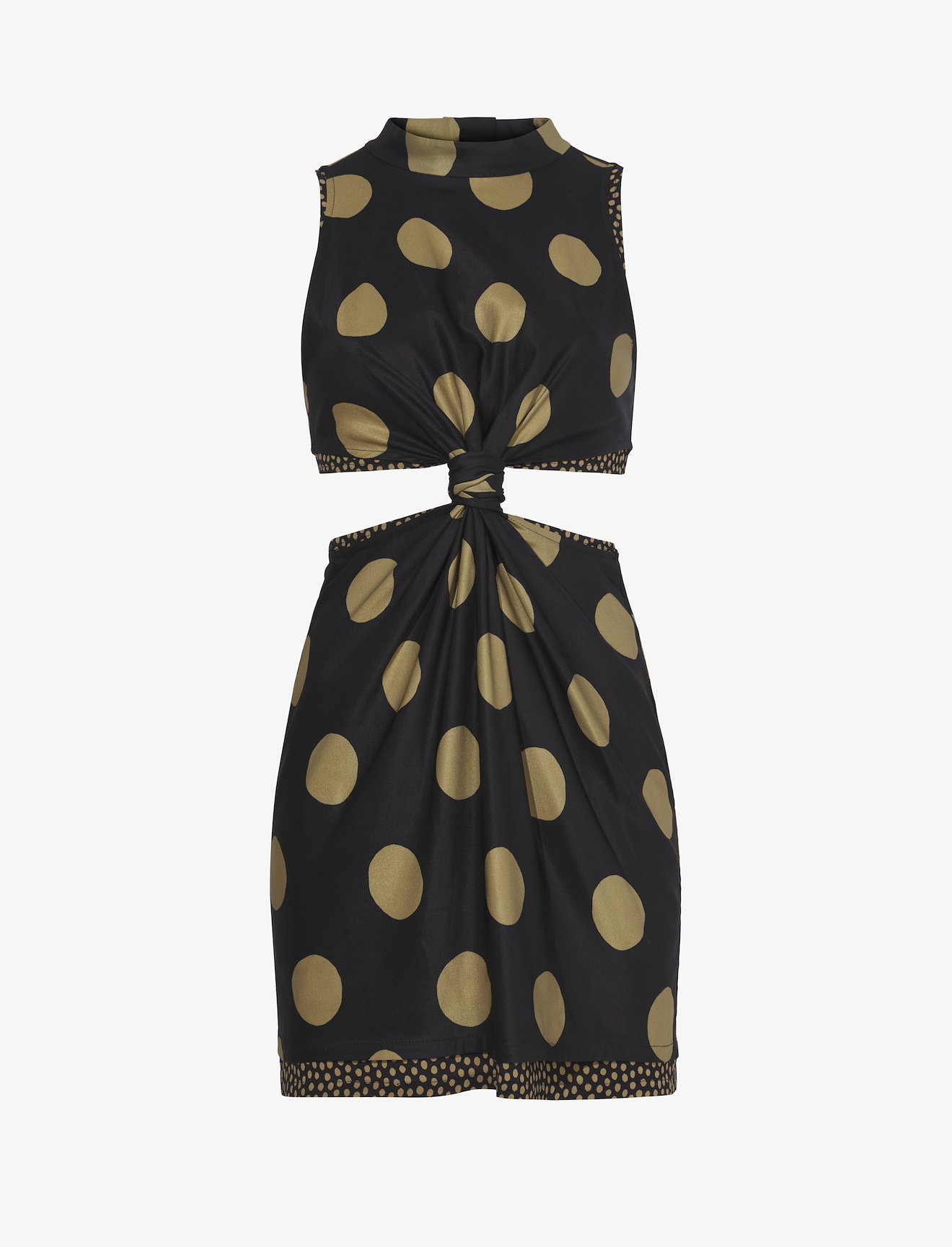 Printed Dot Cut Out Top #5