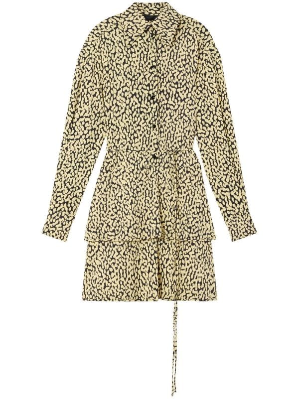 Proenza Schouler leopard print Shirtdress Farfetch