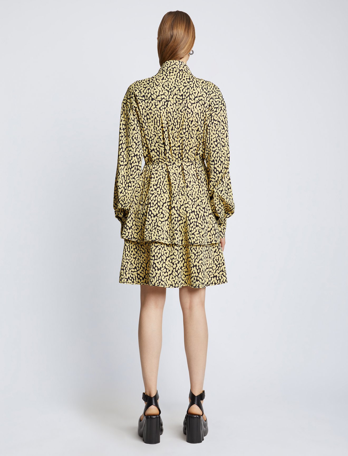Printed Leopard Shirt Dress #2
