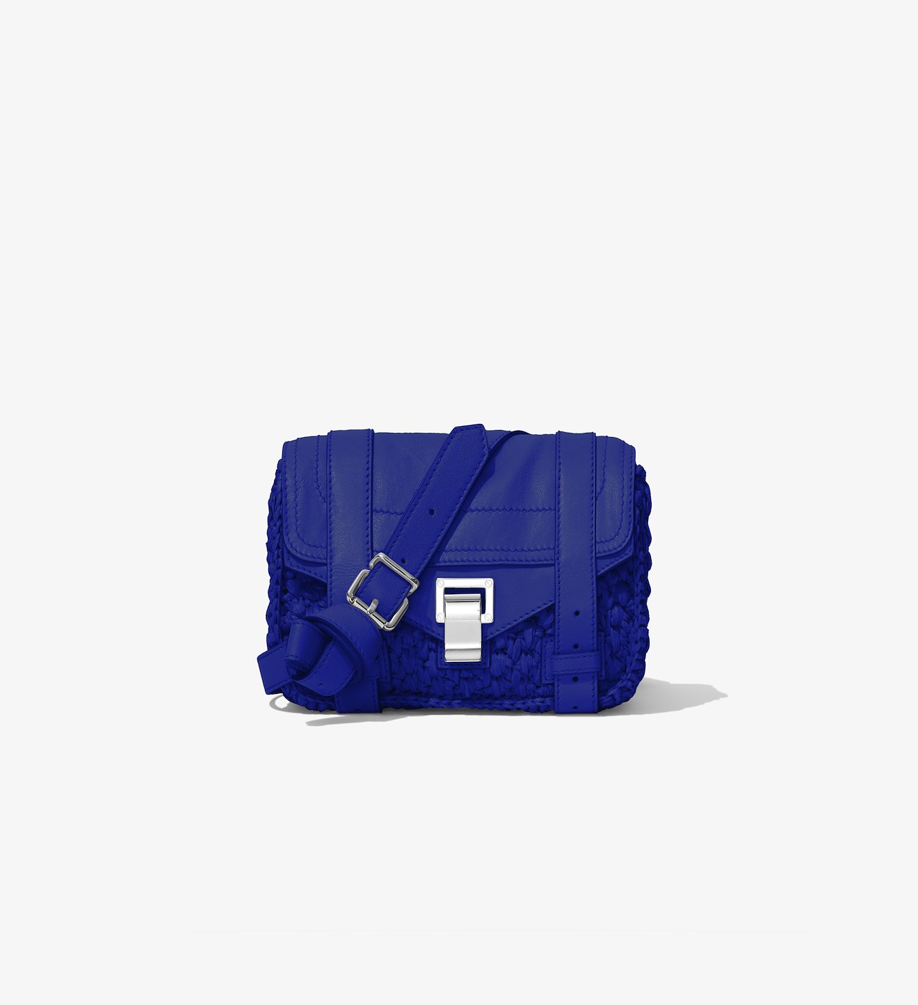 Raffia PS1 Mini Crossbody Bag