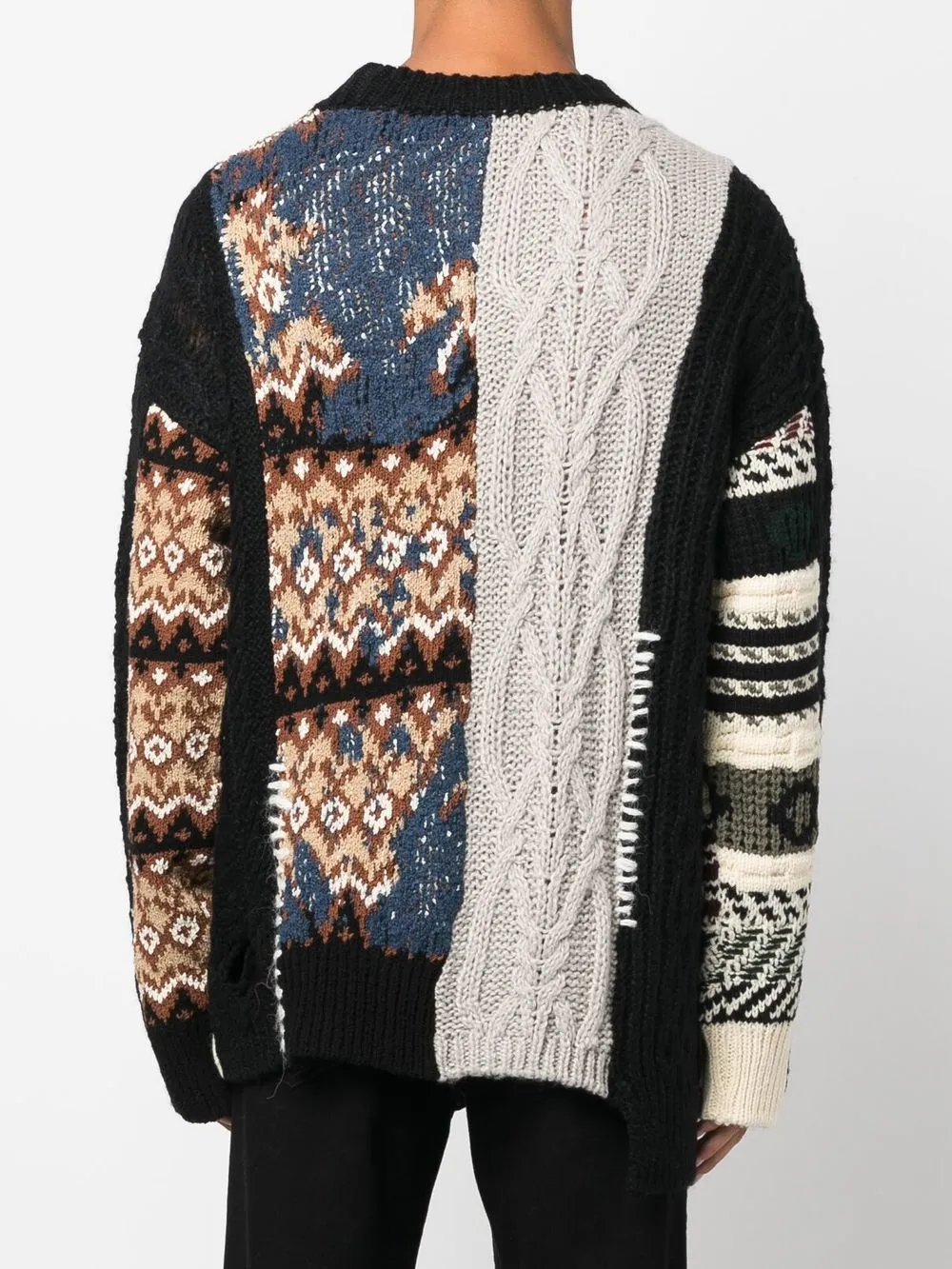 Andersson Bell intarsiaknit graphicprint Jumper Farfetch