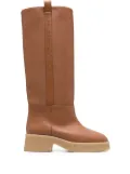 Stella McCartney Skyla knee-high platform boots - Black
