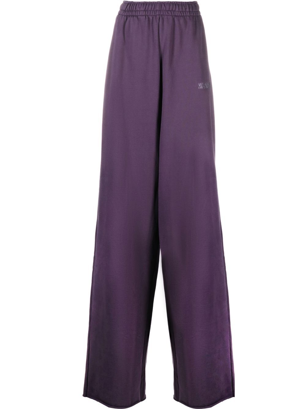 

VETEMENTS oversized logo-print track pants - Purple