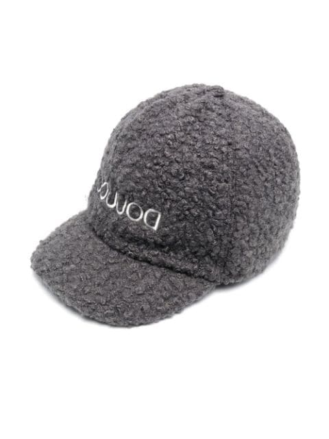 Douuod Kids chenille logo-embroidered cap