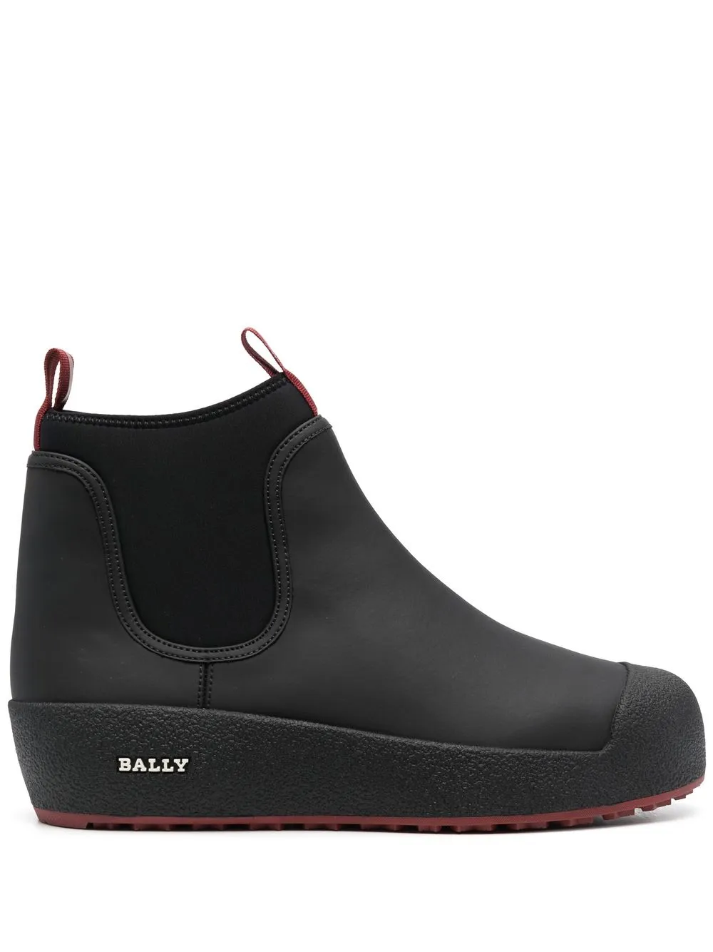 

Bally botines con logo estampado - Negro