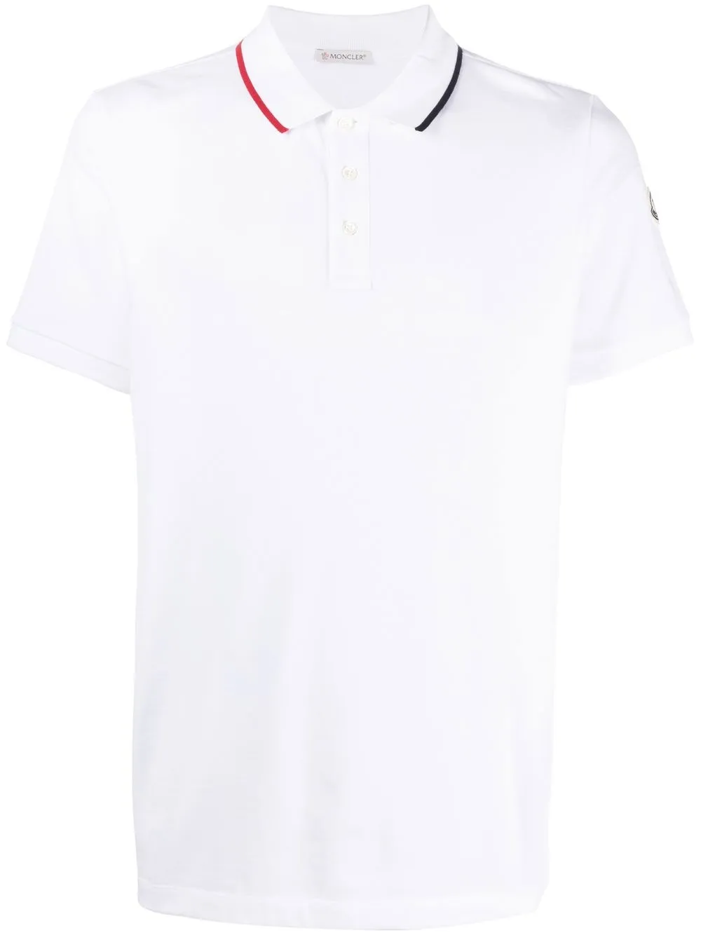 

Moncler cotton polo shirt - White