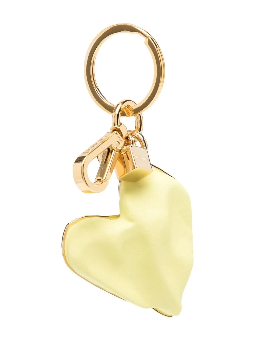 

Jacquemus Coeur sculpted heart keyring - Yellow